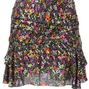 DEREK LAM 10 CROSBY FLOUNCE MINI SKIRT
